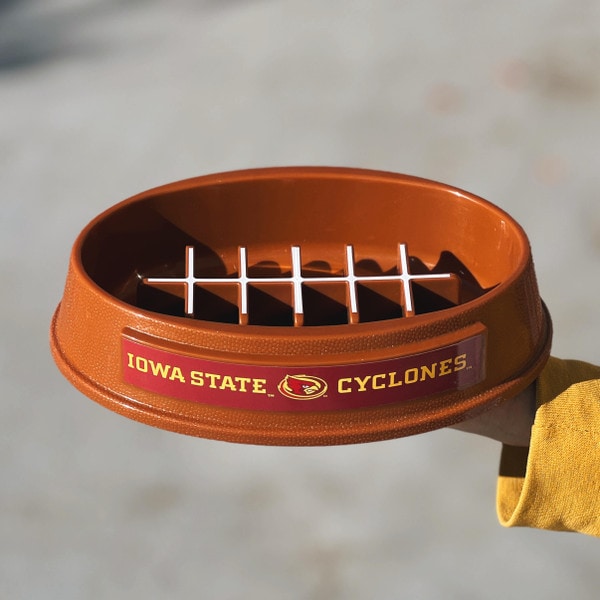 I-State Football Slow Feeder Pet Bowl
